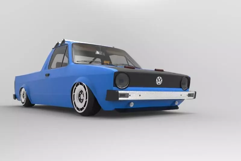 Volkswagen Caddy Mk1 3D model_0