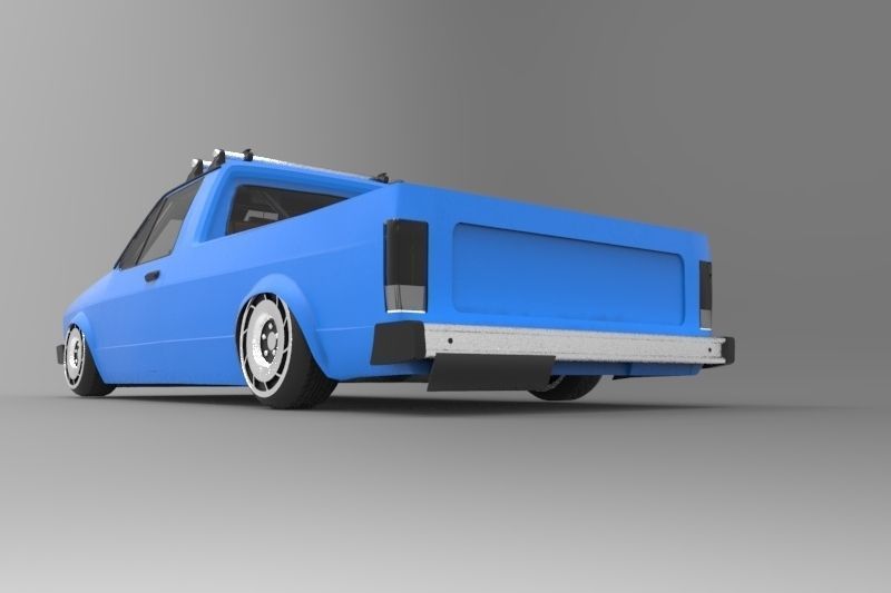 Volkswagen Caddy Mk1 3D model_1