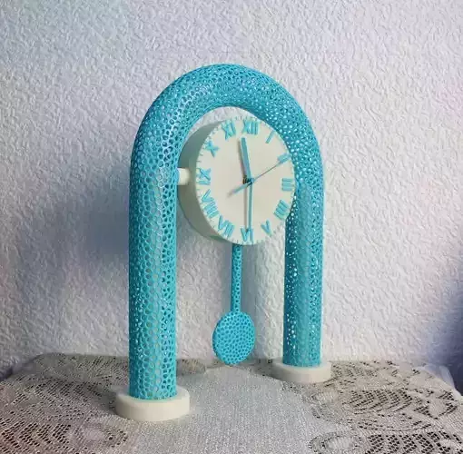 Voronoi Pendulum Clock Free 3D print model
