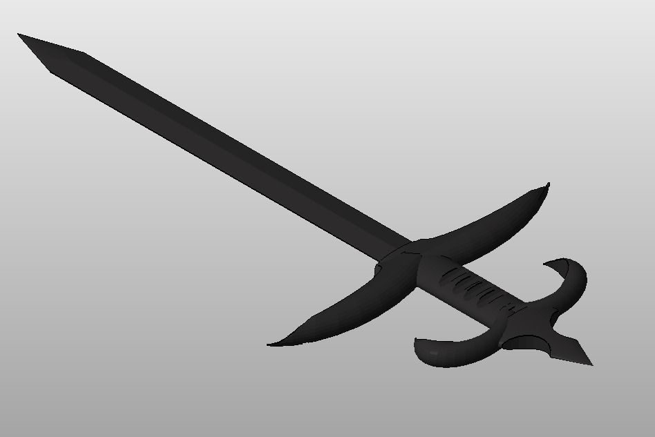 Ceremonial Dagger Free 3D print model