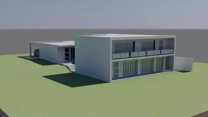 Home Wonderful Low-poly 3D model