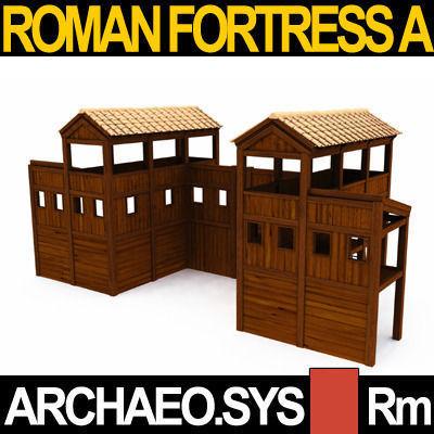 Roman Legionary Fortress Model A 3D model_12