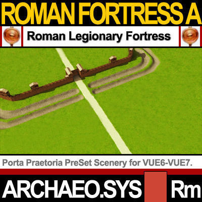Roman Legionary Fortress Model A 3D model_18