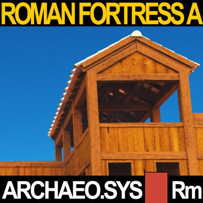 Roman Legionary Fortress Model A 3D model_3