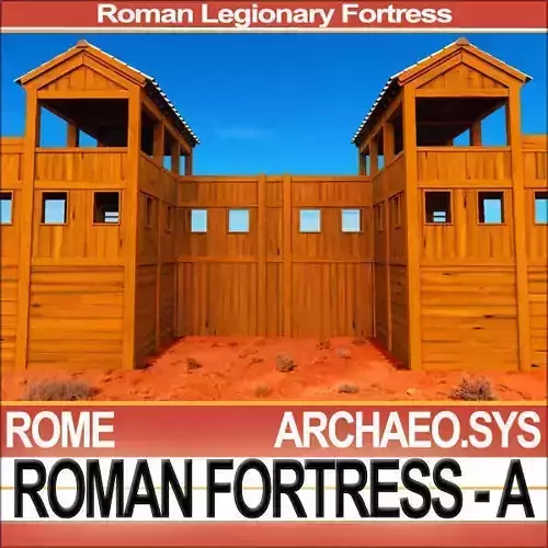 Roman Legionary Fortress Model A 3D model