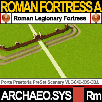 Roman Legionary Fortress Model A 3D model_19