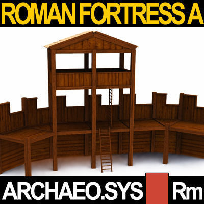 Roman Legionary Fortress Model A 3D model_17