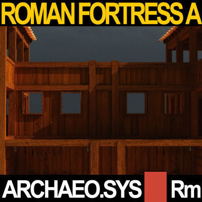 Roman Legionary Fortress Model A 3D model_13
