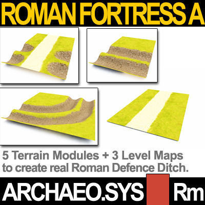 Roman Legionary Fortress Model A 3D model_21