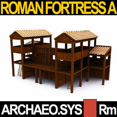 Roman Legionary Fortress Model A 3D model_15