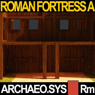 Roman Legionary Fortress Model A 3D model_11