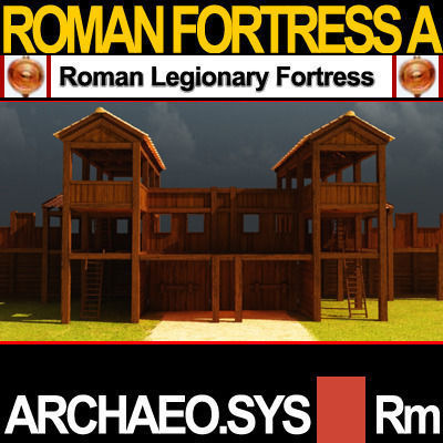 Roman Legionary Fortress Model A 3D model_10