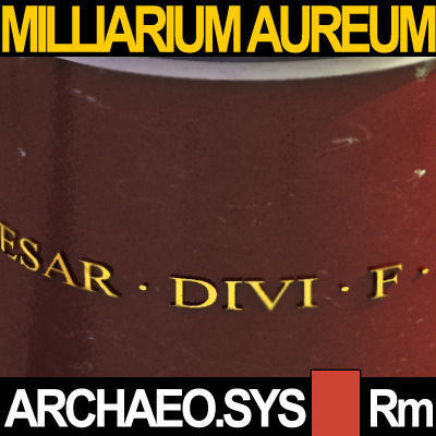 Roman Imperial Milliarium Aureum 3D model_5