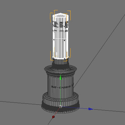 Roman Imperial Milliarium Aureum 3D model_13