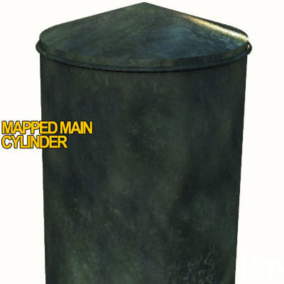 Roman Imperial Milliarium Aureum 3D model_14