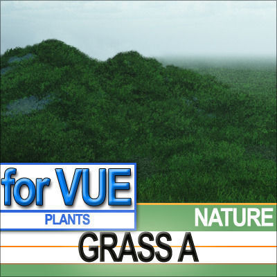 Grass A 5 Colors Vue EcoSystem 3D model_1