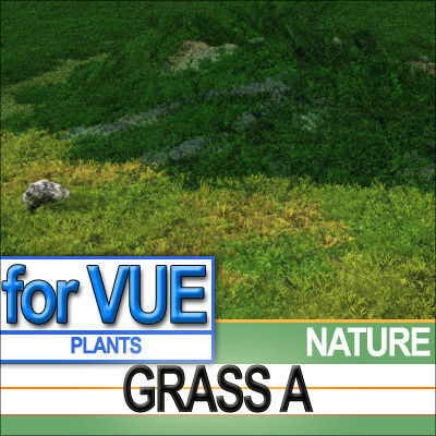 Grass A 5 Colors Vue EcoSystem 3D model_4
