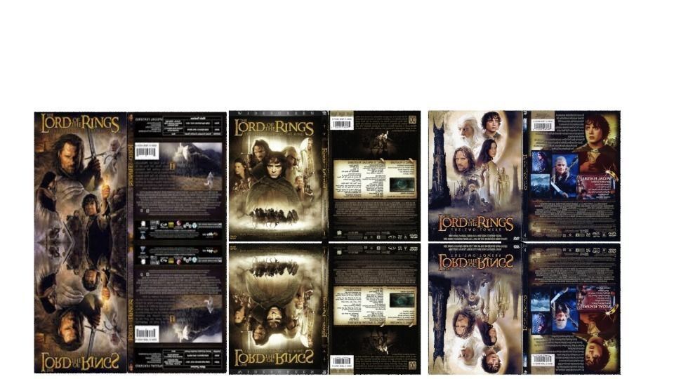 LOTR DVD Cases Low-poly 3D model_0