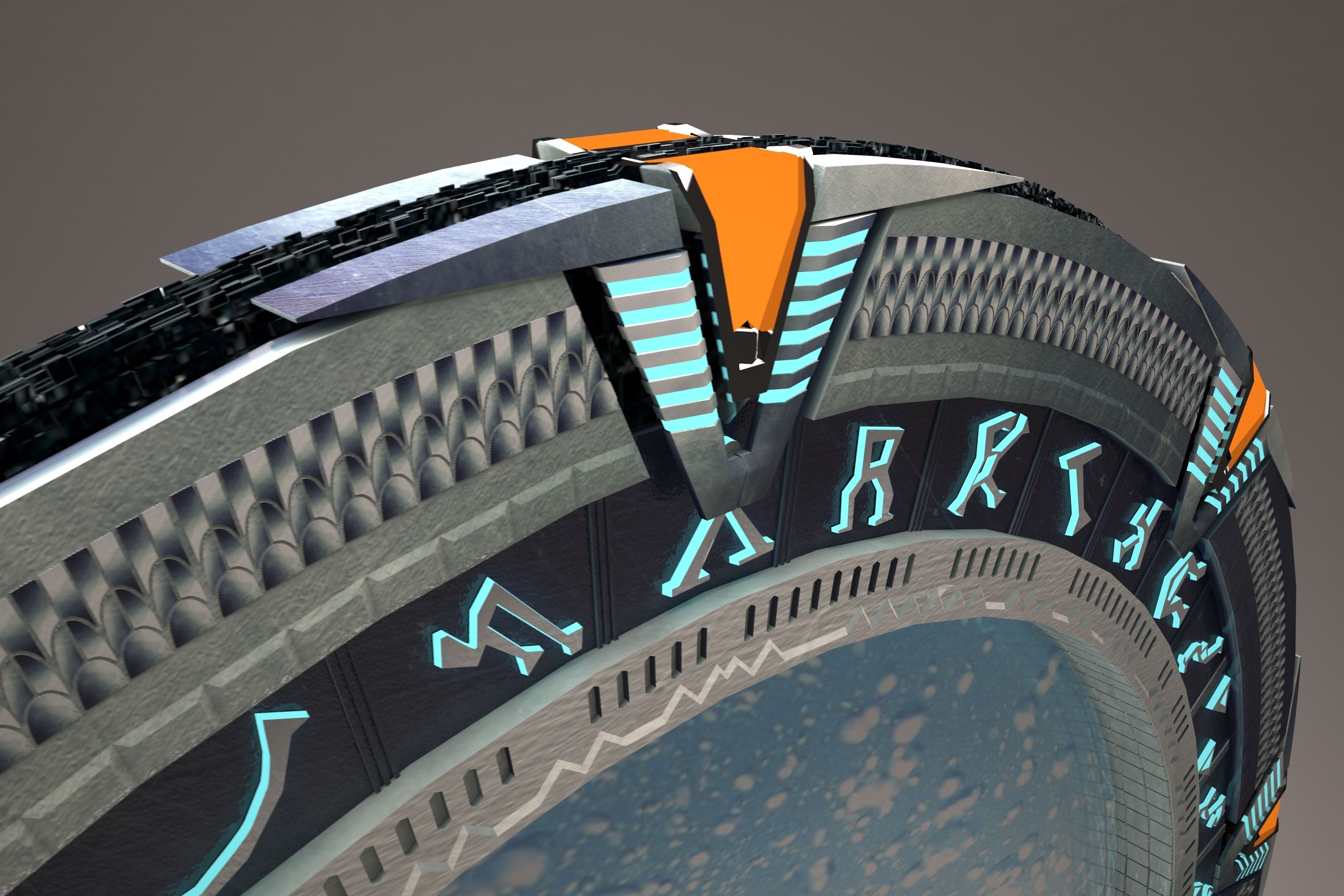 Star Gate  3D model_5