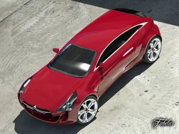 Citroen GQ Concept 2 0 3D model_6