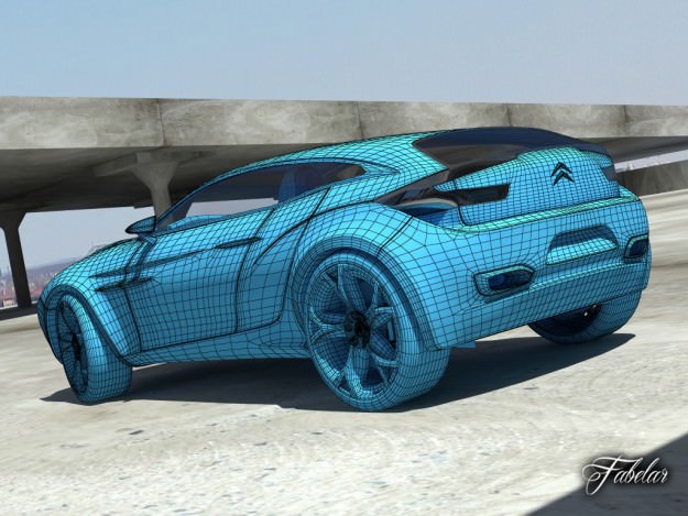 Citroen GQ Concept 2 0 3D model_9
