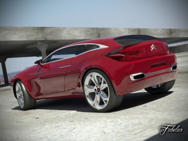 Citroen GQ Concept 2 0 3D model_2