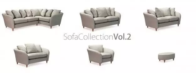 Sofa collection vol 2 3D model_0