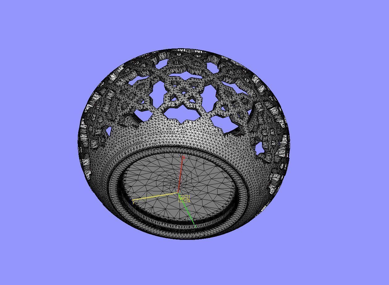 candlestick vase with intricate pattern 3D print model_5