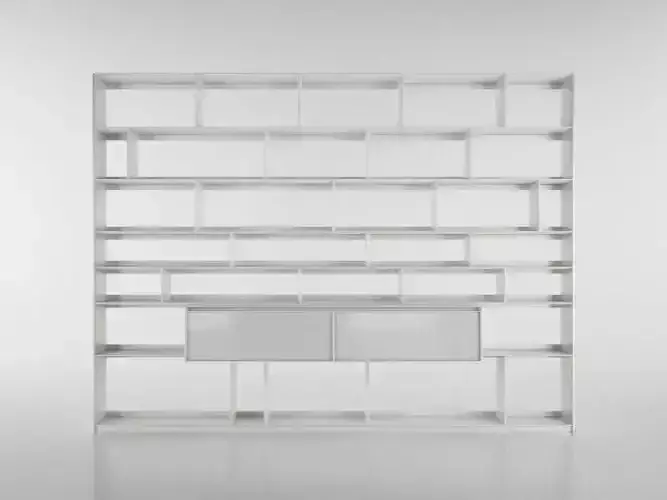 B and B bookcase 11 with books