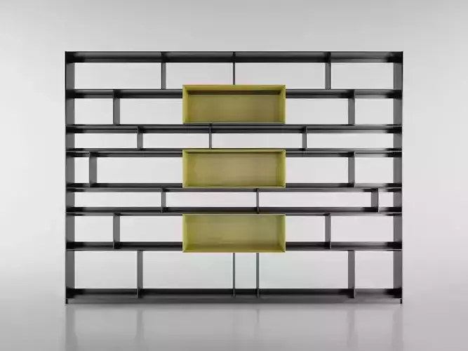 B and B bookcase 12 with books
