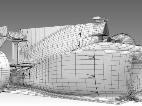 Generic F1 2009 - 2010 3D model_41