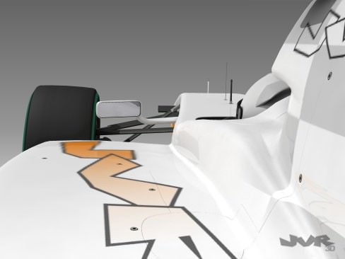 Generic F1 2009 - 2010 3D model_8