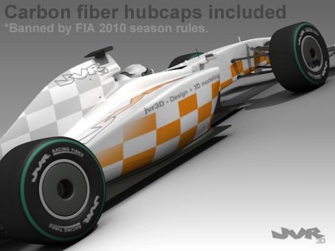 Generic F1 2009 - 2010 3D model_13