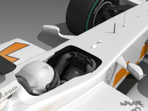 Generic F1 2009 - 2010 3D model_7