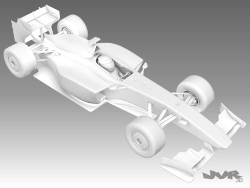 Generic F1 2009 - 2010 3D model_19
