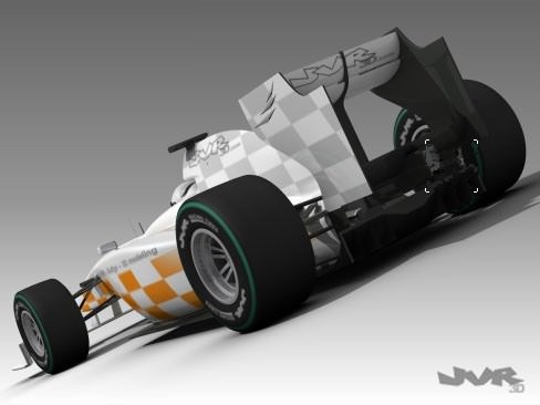 Generic F1 2009 - 2010 3D model_4