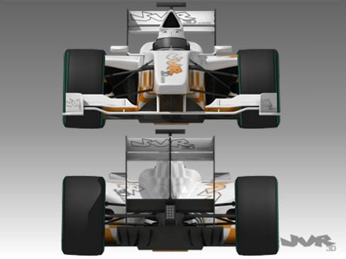 Generic F1 2009 - 2010 3D model_16