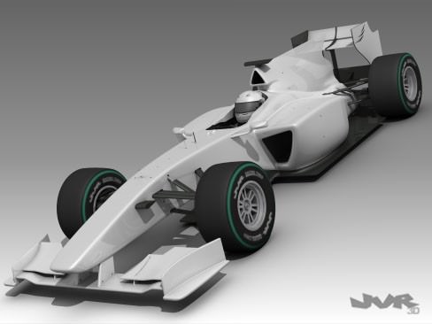 Generic F1 2009 - 2010 3D model_37