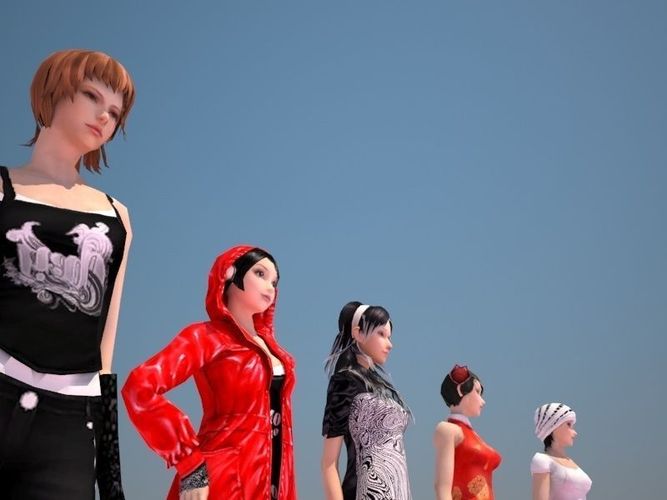 3d jobs interior modeling Characters free  Model 3D .mtl .max .fbx .skp Female  CGTrader .obj