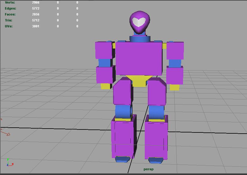 Radio Bot Simple 3D model_1