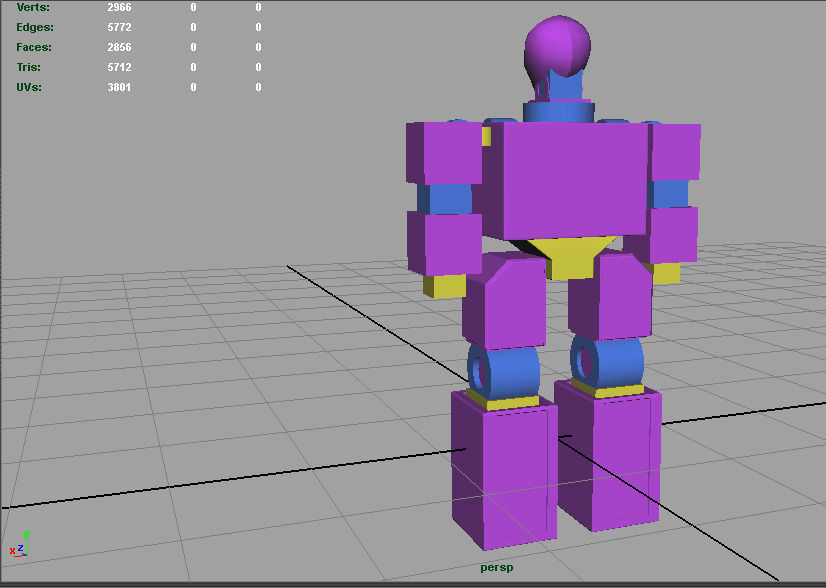 Radio Bot Simple 3D model_6