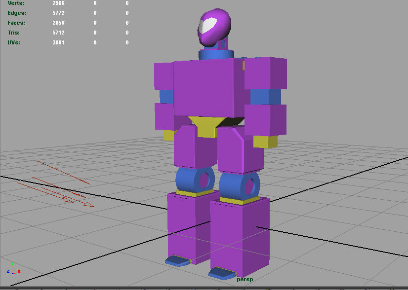 Radio Bot Simple 3D model_3