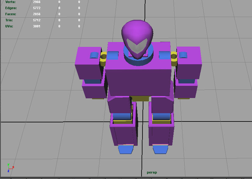 Radio Bot Simple 3D model_8