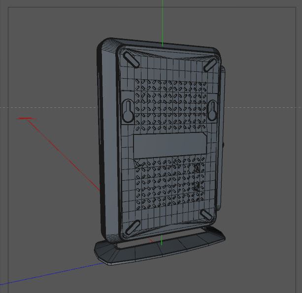 Wi-fi router 3D model_4