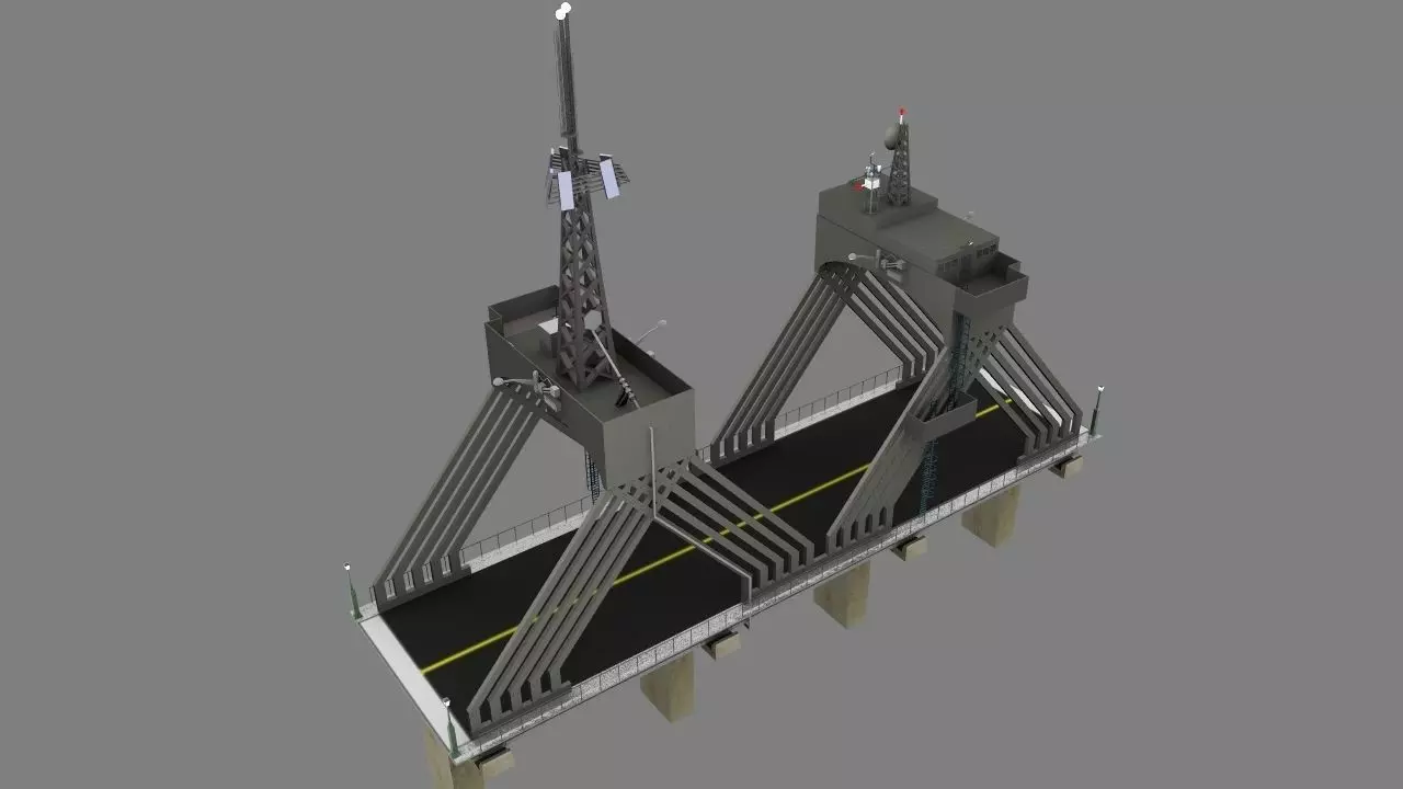 Utility Bridge 3D model