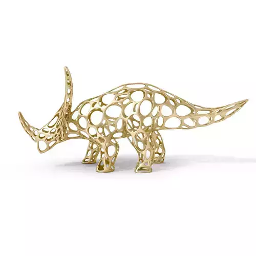 Styracosaurus Voronoi Wireframe