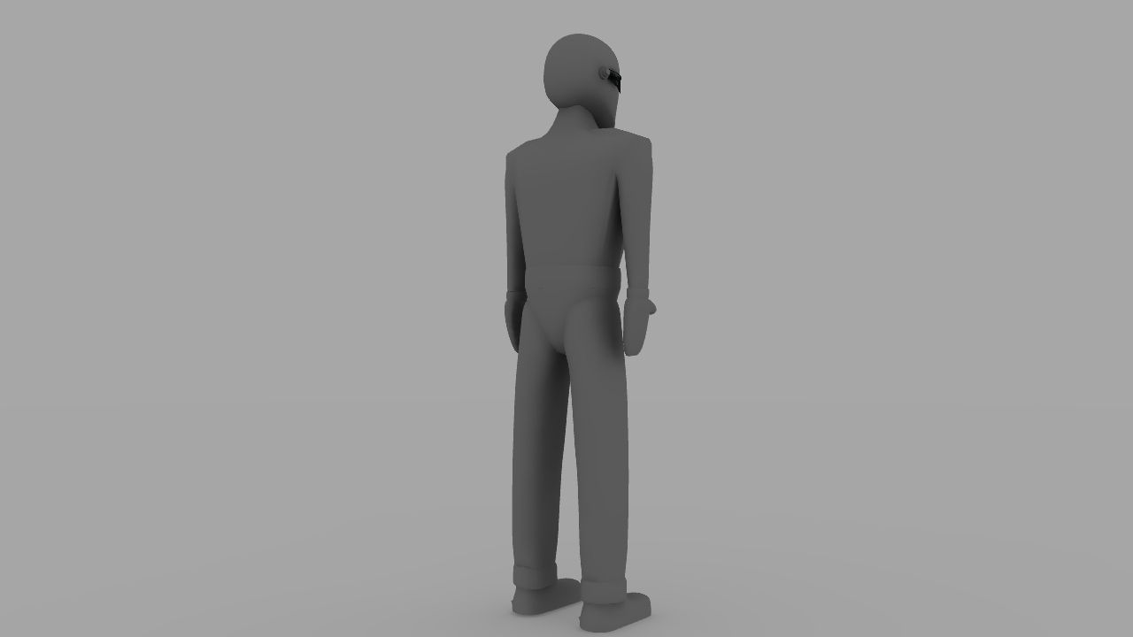 Gort the Robot Free 3D model_4