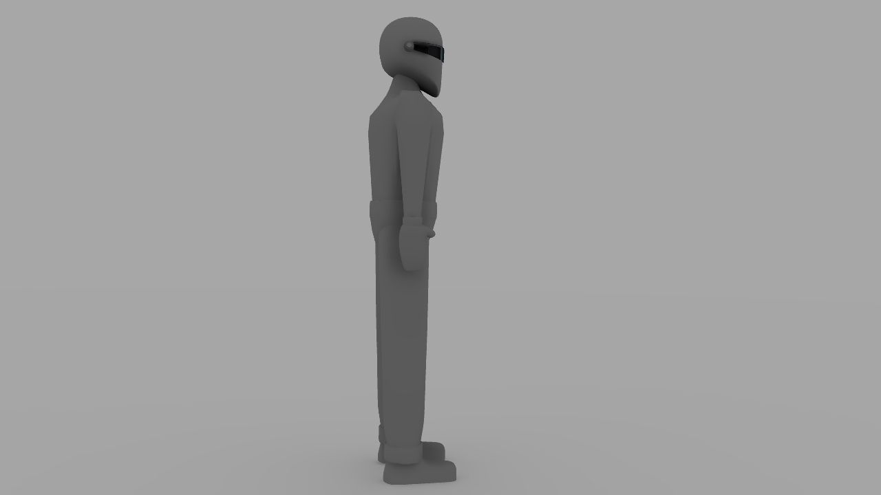 Gort the Robot Free 3D model_3