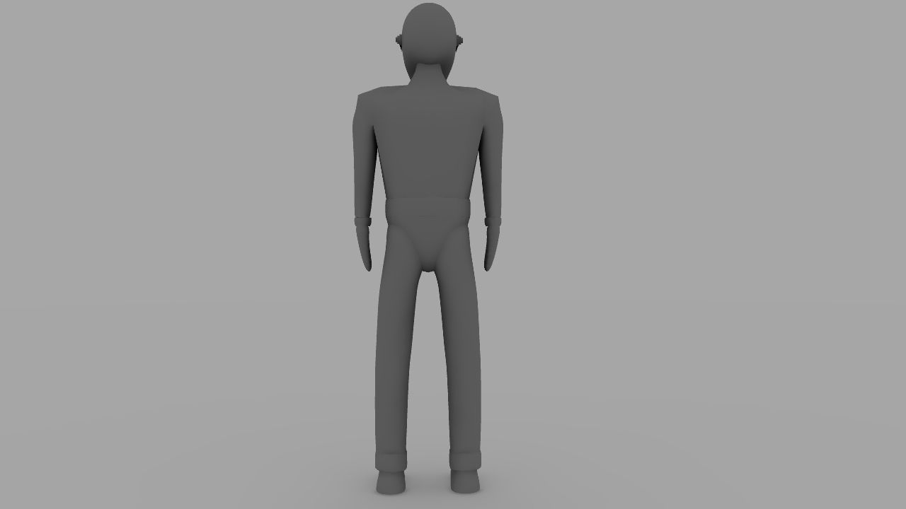 Gort the Robot Free 3D model_5