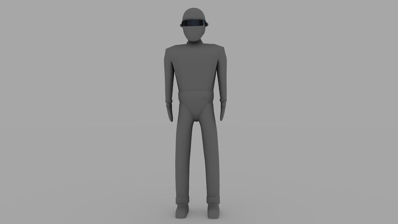 Gort the Robot Free 3D model_1